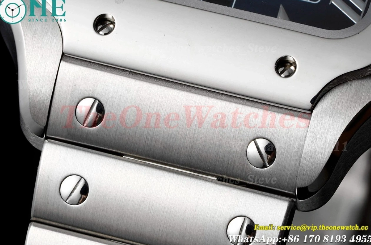 Blue 40mm BVF Mens Cartier Santos SS 2018 XL De SS MY9019 0216